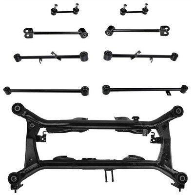 Achsträger hinten für Nissan X-Trail T30 4WD und 6 Querlenker 2 Koppelstange