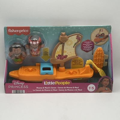 Fisher-Price Little People Disney Princess Moana & Maui s Canoe Sail Boat