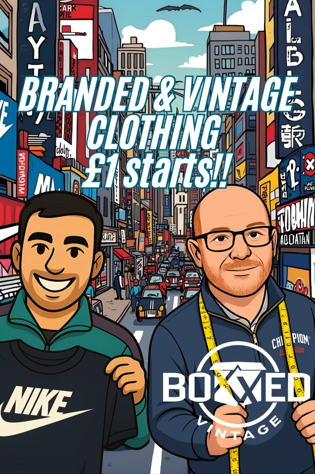 BRANDED & VINTAGE CLOTHING | £1 STARTS | AUCTION | BOXXED VINTAGE