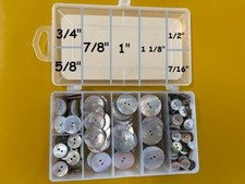 Dry Cleaners and Seamstresses -Akoya Shell Buttons - assorted sizes in tray