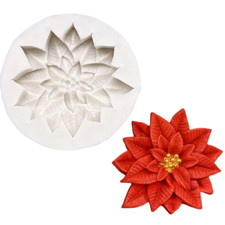 Silikon Ausstechform Backform Fondant Tortendeko Weihnachtsstern Weihnachten