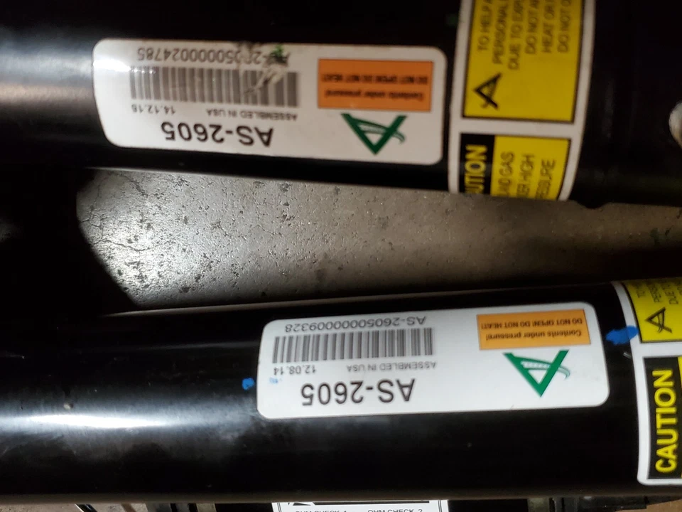 MERCEDES-BENZ W220 S430 S500 DELANTERO IZQUIERDO DERECHO ARNOTT AMORTIGUADORES DE AIRE PUNTALES AS-2605 Foto 3 de 3