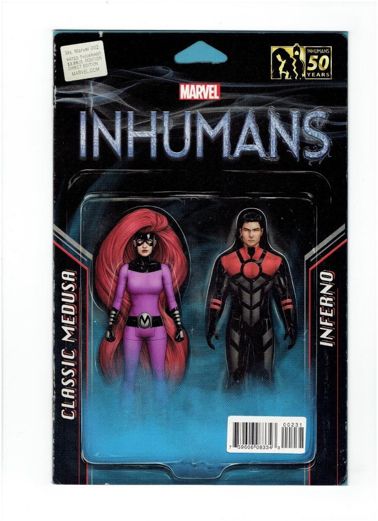 Ms Marvel 2 Feb 2016 FN John Tyler Christopher Action Figure Variant Cover