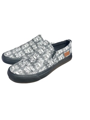 Blowfish Malibu Shoes Kids 4 Black/White Skull Guy Gothic