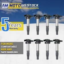 Pack of 8 Ignition Coil UF519 Fits For Range Rover Jaguar 4.4L 4.2L V8 2003-2009