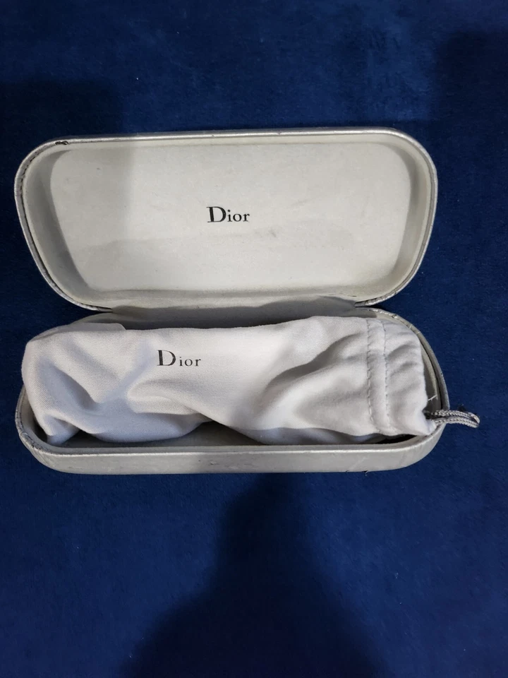 Christine Dior черный и серебряная оправа дизайнерские солнцезащитные очки редкая, сделано в Австрии - Изображение 4 из 4