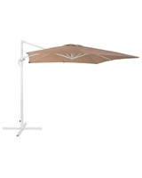 Cantilever Parasol 2.5 x 2.5 m Sand Beige MONZA
