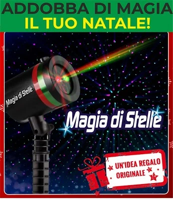 MAGIE DI STELLE Magia di Stelle proiettore Laser LUCI NATALIZIE Interno ed esterno professionali