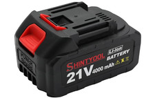21V Lithium Battery - 4.0 Ah Battery with Charger Adapter Led Indicator Compa...