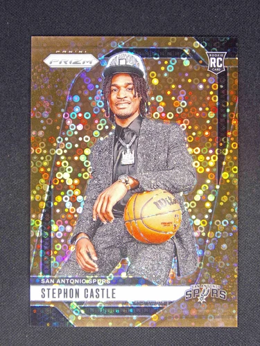 2024-25 Prizm Stephon Castle #234 RC Rookie Variation Fast Break Bronze /20 Mint
