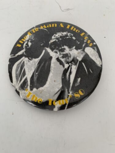 1980 Bruce Springstein 2 1/4” “The Big Man & The Boss - Tour 80’” Pin/Button - Foto 1 di 2