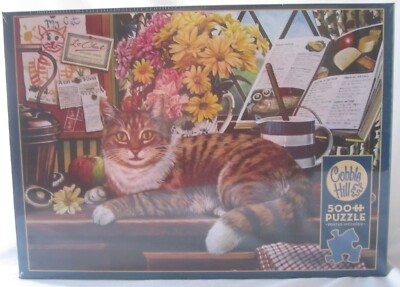 Cobble Hill 500 Piece MATILDA Random Cut Pieces Cat New | eBay