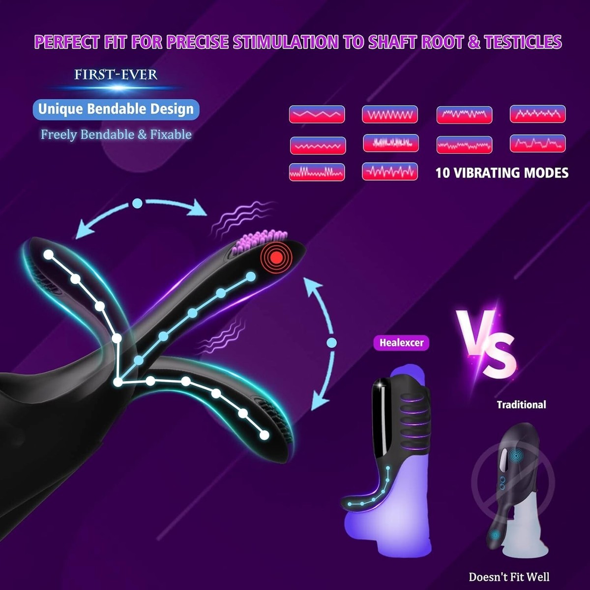 Adjustable Tapping Vibrating Male Masturbator Penis Vibrator Trainer  Stimulator | eBay