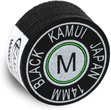 KAMUI BLACK POOL CUE TIP MEDIUM HARDNESS BRAND NEW FREE SHIPPING BEST PRICE