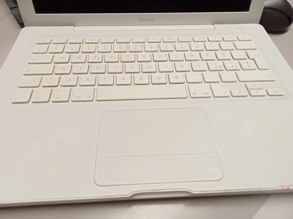 MacBook apple a1181 2007 intel core duo ram 4 gb ddr2 mac os x bianco laptop - Immagine 4 di 4