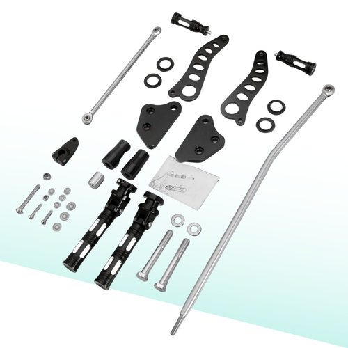 1 Rear Lowering Kit For Harley Dyna Super Wide Glide Street Bob 95-05 ALUMINUM