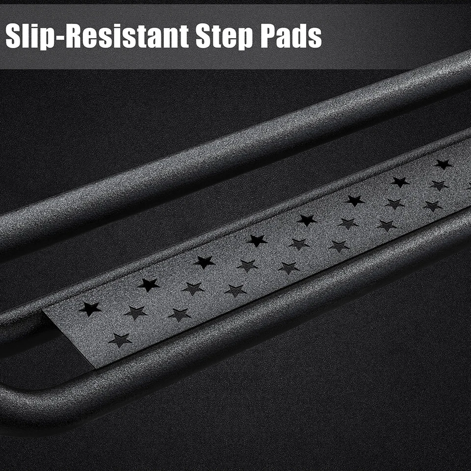 estriberas de 6" para Jeep Gladiator JT 2020-2025 4 puertas barra Nerf escalón lateral abatible Foto 4 de 4