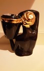 SALE Joan Lea 1950's PAIR Nubian Male Torso & Female Bust Head Vase Planter — photo 6