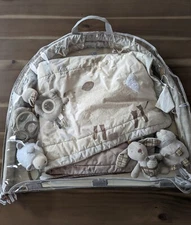 Skip Hop Pottery Barn Kids Animal Friends Play Activity Mat  W Toys  Neutral