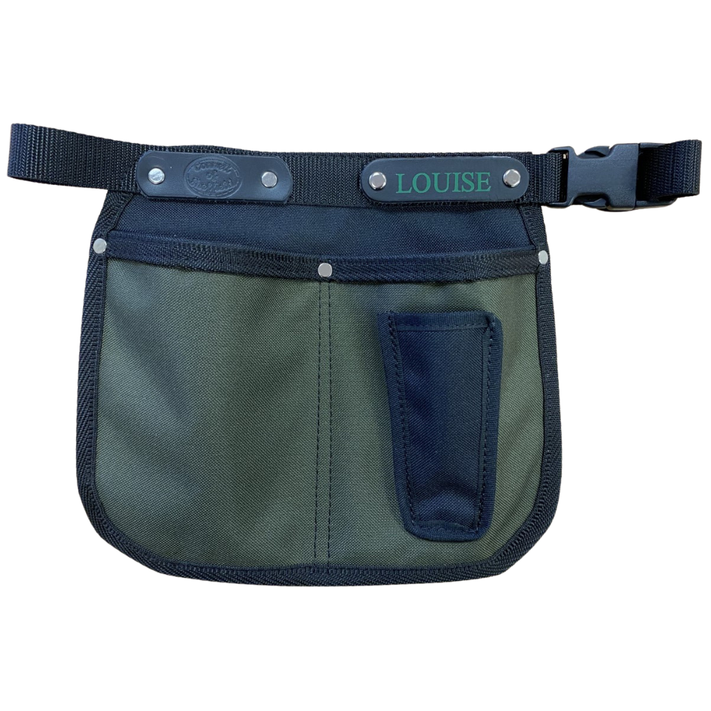 Kids Childrens Gardening Tool Belt - Personalised - Green Polyester