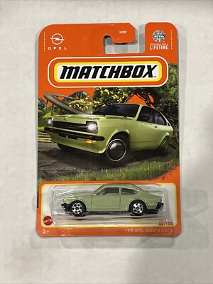 Matchbox 1975 Opel Kadett C GT/E Green 1/64 Diecast Toy Car (HVL59) New