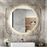 Led Badspiegel Mit Beleuchtung 80X70 Badezimmerspiegel Wandspiegel Lichtspiegel