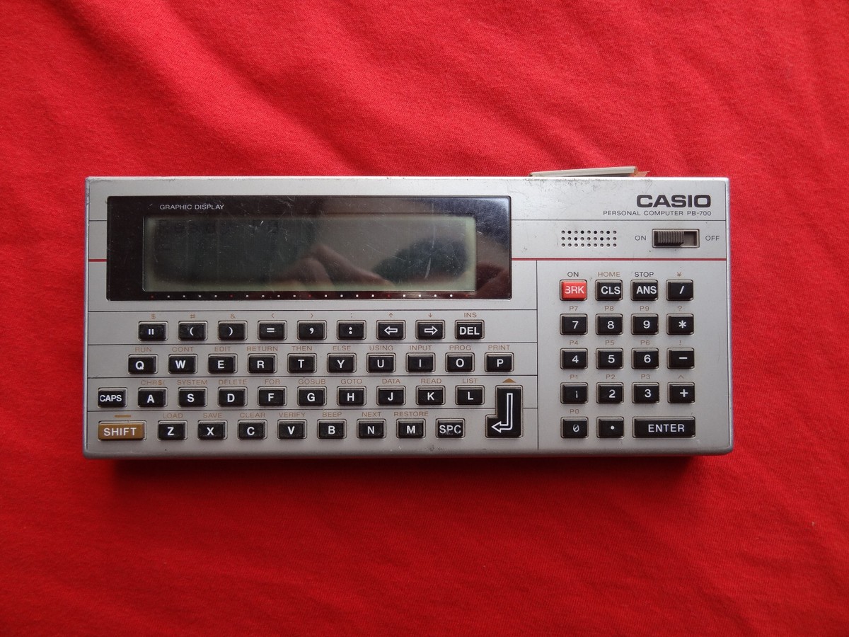 Vintage Casio PB-700 Computer Calculator +2 OR-4 cards [For