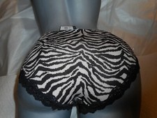 Frederick's Of Hollywood Boy Short Zebra Print Panty S,M,L SOLD SEPARATE
