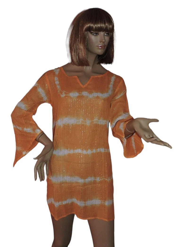 Chemise Tunique It Hippie – Rouge – Fluide – Taille 36/38 – Femme – Bon état