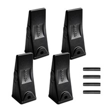VEVOR 5.3" Excavator Bucket Teeth with Pins 4 Pack X156L Bucket Tooth Heavy Duty