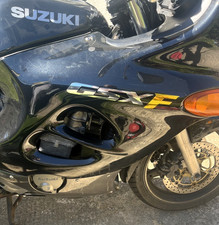 GSXF600 . 750. 1000.   sticker set. (CHROME + GOLD "F")