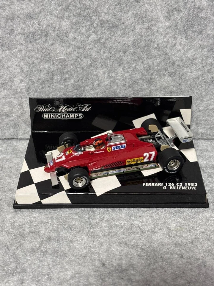 Modellino auto pressofuso PMA 1/43 Ferrari 126 C2 1982 Gilles Villeneuve - Immagine 2 di 4