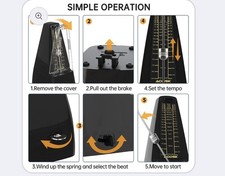 AODSK Mechanical Metronome UMM821R, Model UMM821R, MPN UMM821R, Classic Design