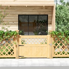 5-Sized Self Closing Gate Outdoor Heavy Duty Wooden Door Fence | 1x Garden Door