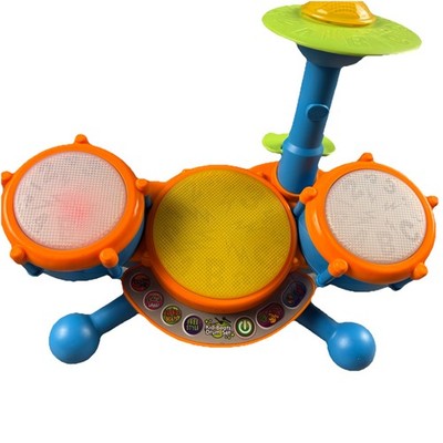 Aged 2 to 5 years old VTech KidiBeats Kids Drum Set three drum pads and cymbal