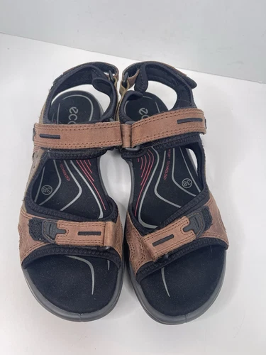 Scarpe sandali Ecco Yucatan Receptor da donna taglia US 8 38 in pelle con cinturino da trekking