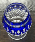 Vintage Cobalt Blue Clarendon Waterford Crystal Brandy Glass  — photo 2