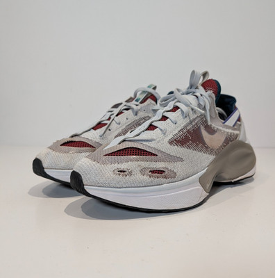 Nike D/MS/X Flyknit N110 Turnschuhe Herren UK 9 Pure Platinum Running AT5405-003