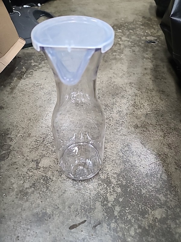 2 laundry decantor decor with labels