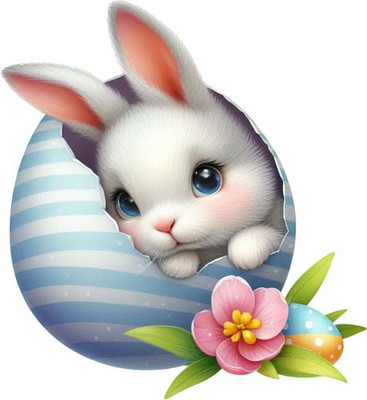 Wandbild Osterhase Hase Ei Schlafzimmer Kinderzimmer Auto Vinyl Aufkleber Abziehbild 6 Größen