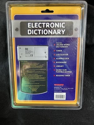 New In Box Electric dictionary, Great For Learning And Keep Kids If Tablets