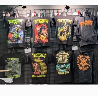 Testament Thrash of the Titans 2026 Tour T-Shirt Or Hoodie reprint