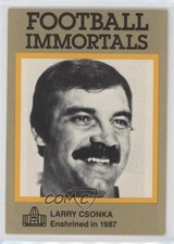 1985-88 Football Immortals Larry Csonka #137 HOF 0q3