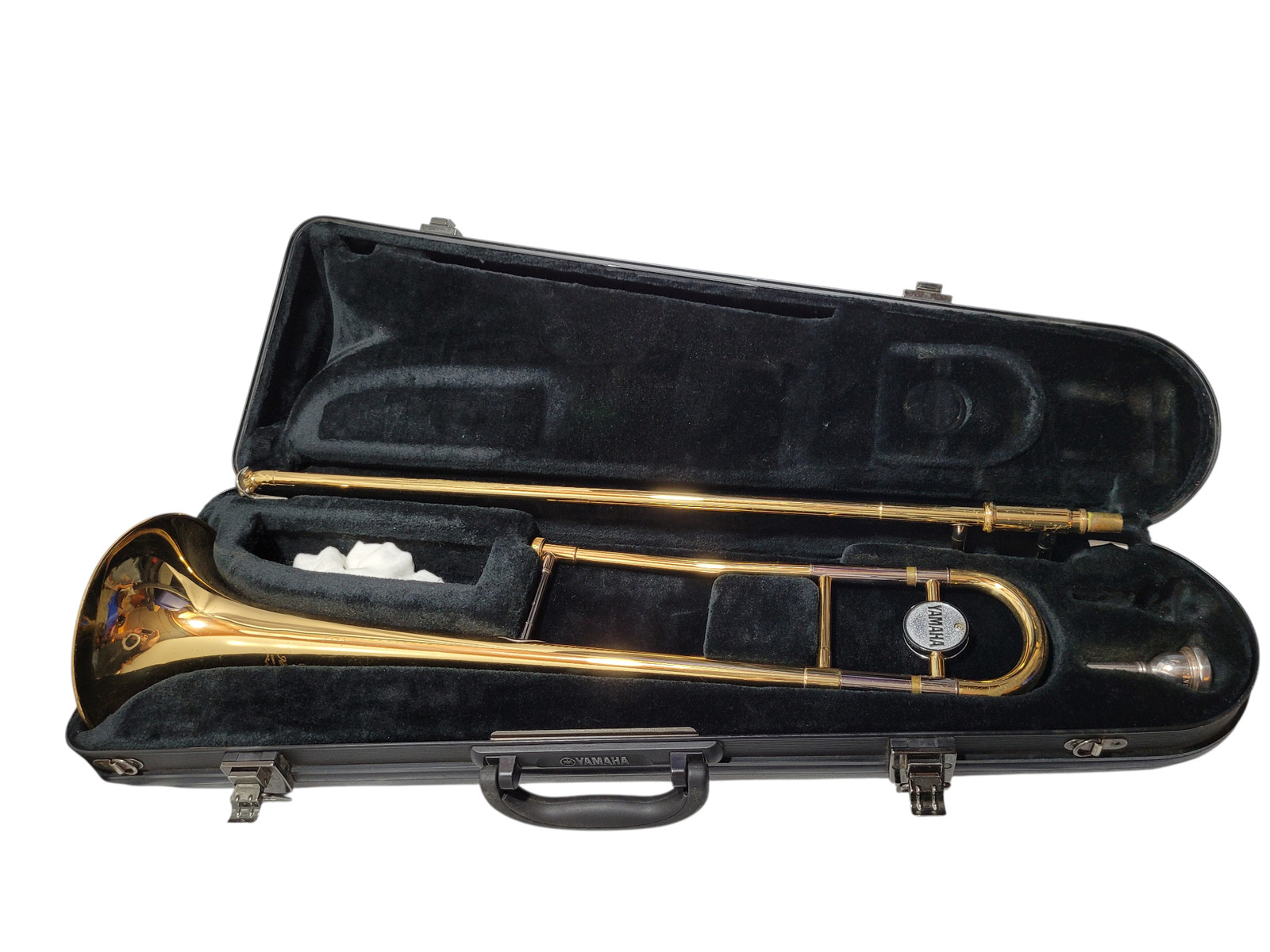 Yamaha Advantage YSL 200AD Tenor Gold Trombone with Mouthpiece and Hard Case