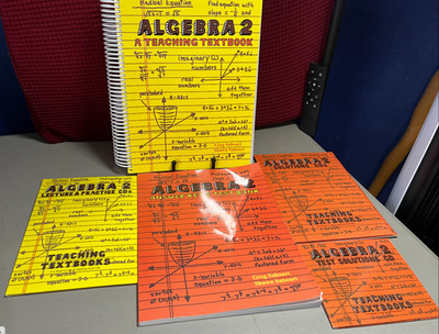 Teaching Textbooks Algebra 2 (Complete set 5) Workbook, Lecture CDs, -SEE BELOW)