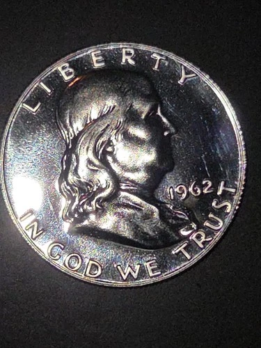 1962 (P) Franklin Half Dollar Gem Proof 90% Silver