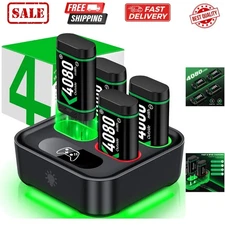 Charger for Xbox One Controller Battery Pack with 4x4080mWh USB C Xbox Rechar...