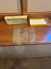 Antique Burke & James Photography "TITLEIT" Negative lettering metal / glass