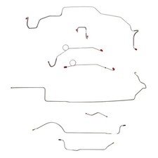 Complete Brake Line Kit Fits Mopar B Body 1967-1969 Stainless Cbk0654ss