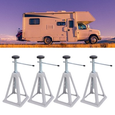 4x RV Stabilizer Jacks Adjustable From 28 To 44cm 2.7T Maximum Load Leveling SET